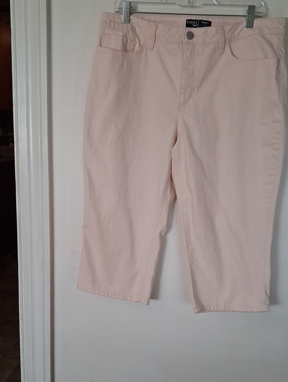 Riders by Lee Light Blush Knee-Length Bermuda Shorts